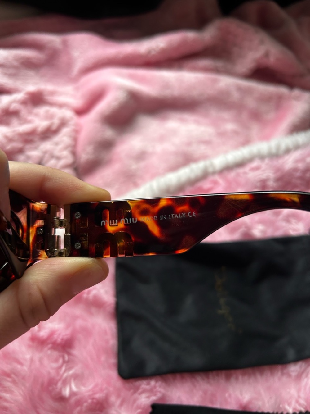 Miu miu tortoise shell sunglasses - Picture 3 of 4